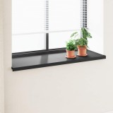 vidaXL Prag de fereastră Negru cu fibră de lemn 160 x 50 x 4,5 cm PVC 42046885