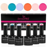Set 6 Oje Semipermanente 10ml SensoPRO Milano, Summer Edition