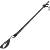 DARKNESS - LEATHER FETISH BDSM WHIP 60CM, DARKNESS SENSATIONS