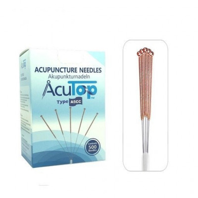 Ace de acupunctura AcuTop, tip CJJ, 0,18 x 13 mm, 500 buc. foto