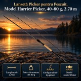 Lansetă Picker pentru Pescuit, Model Harrier Picker, 40&ndash;80 g, 2,70 m
