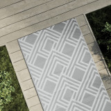 VidaXL Covor de exterior, ARAKIL gri, 80x250 cm, PP