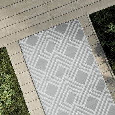 vidaXL Covor de exterior, ARAKIL gri, 80x250 cm, PP