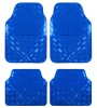 Covorase Auto Aluminiu Albastre Universale - Set 4 Bucati Interior