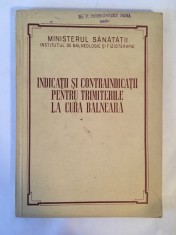 Indicatii si contraindicatii pentru trimiterile la cura balneara, 1955 foto
