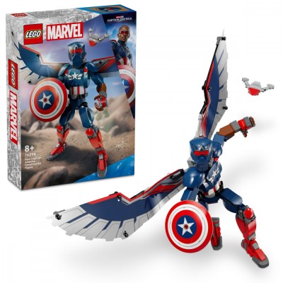 LEGO SUPER HEROES FIGURINA DE CONSTRUCTIE CAPITANUL AMERICA 76296 foto