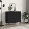 vidaXL Dulapuri, 2 buc., negru, 40x35x70 cm, lemn prelucrat 831055