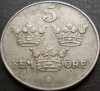 Moneda istorica 5 ORE - SUEDIA, anul 1948 * cod 3019 = excelenta!, Europa, Fier
