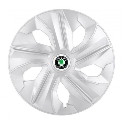 Set 4 Capace Roti Skoda, model Luna Gray, R16 foto