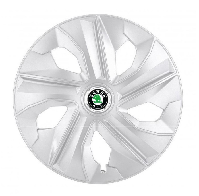 Set 4 Capace Roti Skoda, model Luna Gray, R16