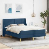 Cumpara ieftin Cadru de pat cu saltea albastru 120 x 190 cm Poliester