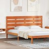 VidaXL Tăblie Maro ceruit 200.5 x 3 x 80 cm Lemn masiv de pin 844449