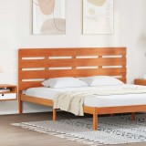 vidaXL Tăblie cap Maro ceruit 200.5 x 3 x 80 cm Lemn masiv de pin