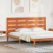 vidaXL Tăblie Maro ceruit 200.5 x 3 x 80 cm Lemn masiv de pin 844449