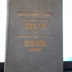 ZECE ANI DE LUCRU MISIONAR 1926-1936 - TOMA CULCEA