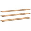 Rafturi suspendate 3 buc. 140x20x2cm lemn masiv acacia netratat, DKD Home Decor