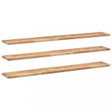 Cumpara ieftin Rafturi suspendate 3 buc. 140x20x2cm lemn masiv acacia netratat
