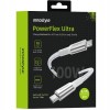 Innostyle Powerflex Ultra Cablu Usb-C Cu &Icirc;ncărcare Rapidă Thunderbolt 10Gbps 100W Kevlar Kevlar 2M Argintiu