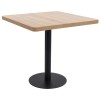 VidaXL Masă de bistro, maro deschis, 80 x 80 cm, MDF 286433