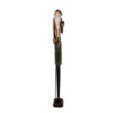 Cumpara ieftin Figurina Mos Craciun polirasina multicolora 9x7x60 cm
