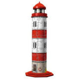 Puzzle 3D Mini Lighthouse, 54 Piese, Ravensburger