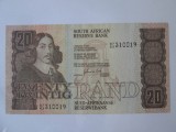 Rara! Africa de Sud 20 Rand 1982 aUNC semnătura #6