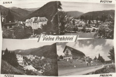 Valea Prahovei-mozaic,Sinaia,Busteni,Azuga,Predeal,necirculata,scrisa 1958 foto