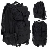 Rucsac tactic militar, culoare negru, capacitate 25l, AVEX
