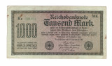 Bancnota Germania 1000 mark/marci septembrie 1922, seria verde