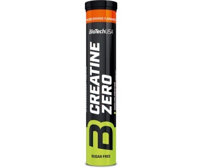 Creatina Efervescenta Zero Aroma Portocale Rosii 18 tablete Bio Tech USA foto