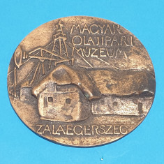 Medalie veche interesanta - Muzeul Maghiar al Industriei Petrolului