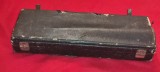 pt. decor recuzita etc cutie vintage din lemn pt. CLARINET patina lungime 43 cm latime 15 cm