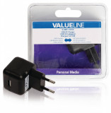 Incarcator 2.1A USB A mama - AC alimentator retea negru Valueline