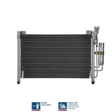 Condensator climatizare Mazda 2 DE, DH Motor 1.3 DE3FS, 1.3 BiFuel, 1.3 MZR DE3FS, 1.4 MZR-CD, 1.5 DE5FS, 1.5 MZR DE5FS, 592x351x16mm, OE DF7161480