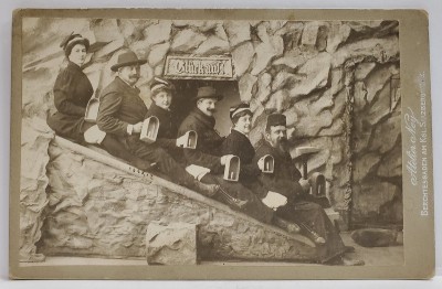 STUDIO NEY , BERCHTESGADEN , GERMANIA , FOTOGRAFIE DE GRUP , TIP CABINET , CCA. 1900 foto