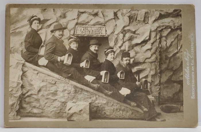 STUDIO NEY , BERCHTESGADEN , GERMANIA , FOTOGRAFIE DE GRUP , TIP CABINET , CCA. 1900