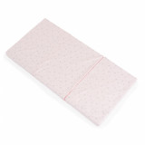 Saltea pliabila cu husa detasabila din bumbac 120x60x6 cm Mirage Pink, Moni