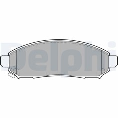 DELPHI LP2011 set placute frana,frana disc