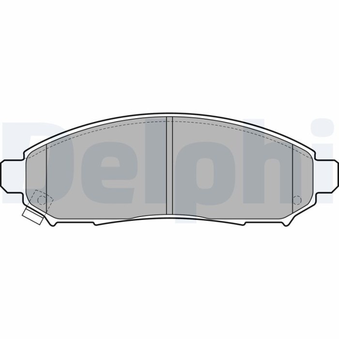 DELPHI LP2011 set placute frana,frana disc