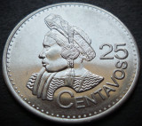 Cumpara ieftin Moneda exotica 25 CENTAVOS - GUATEMALA, anul 2012 * cod 379 = A.UNC MODEL MARE, America Centrala si de Sud