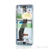 LCD OEM Samsung S20, G980F, S20 5G, G981F, Cloud Blue, Service Pack OEM