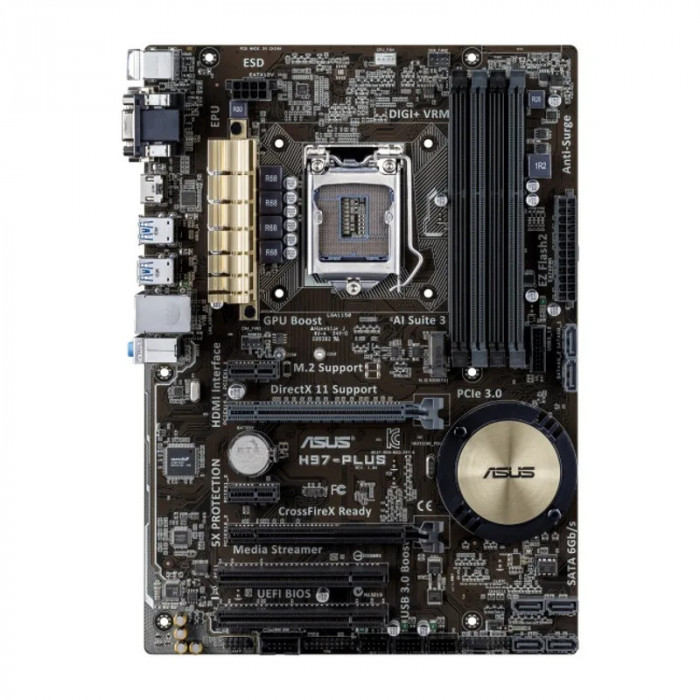 Placa de baza ASUS H97-PLUS , socket 1150