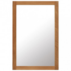 Oglinda, 60 x 90 cm, lemn masiv de stejar foto
