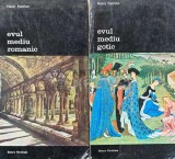 Arta Occidentului. Evul Mediu romanic, Evul Mediu gotic (2 volume) - 1974 - Henri Focillon (@C153), Meridiane
