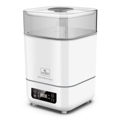 Sterilizator electric cu aburi si uscator pentru biberoane, Lorelli, alb