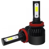 Set 2 becuri auto S2 H11, 72W/set, 12V, 6000K, 8000lm, IP67