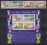 St. Kitts 1983 - Crăciun, Serie + Bloc, MNH