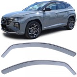 Deflector de vant, deflector de ploaie, protectie &icirc;mpotriva vantului, negru fum pentru Hyundai Tucson NX4 din 20 Performance AutoTuning