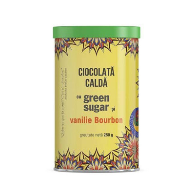 Ciocolata Calda cu Green Sugar si Vanilie Bourbon 250 grame Remedia foto