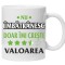 Cana alba personalizata &quot;Nu imbatranesc imi creste valoarea&quot;, INOVATIX&reg;. 330ml